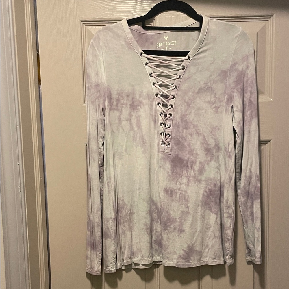 American Eagle Tie-Dye Women's Top